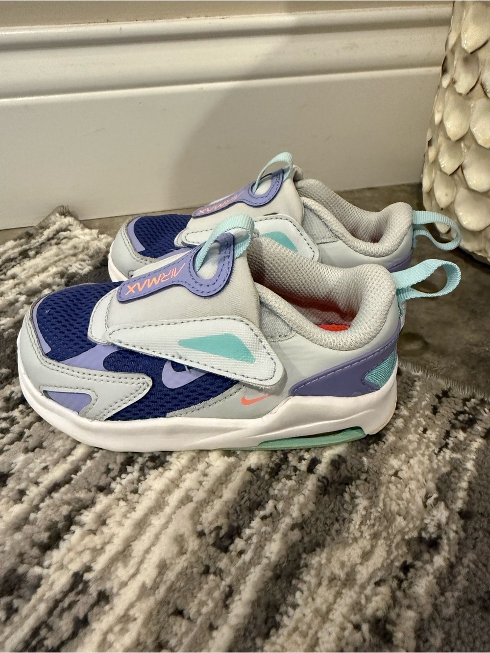 Nike Kids' Navy, Lavender & Aqua Sneakers